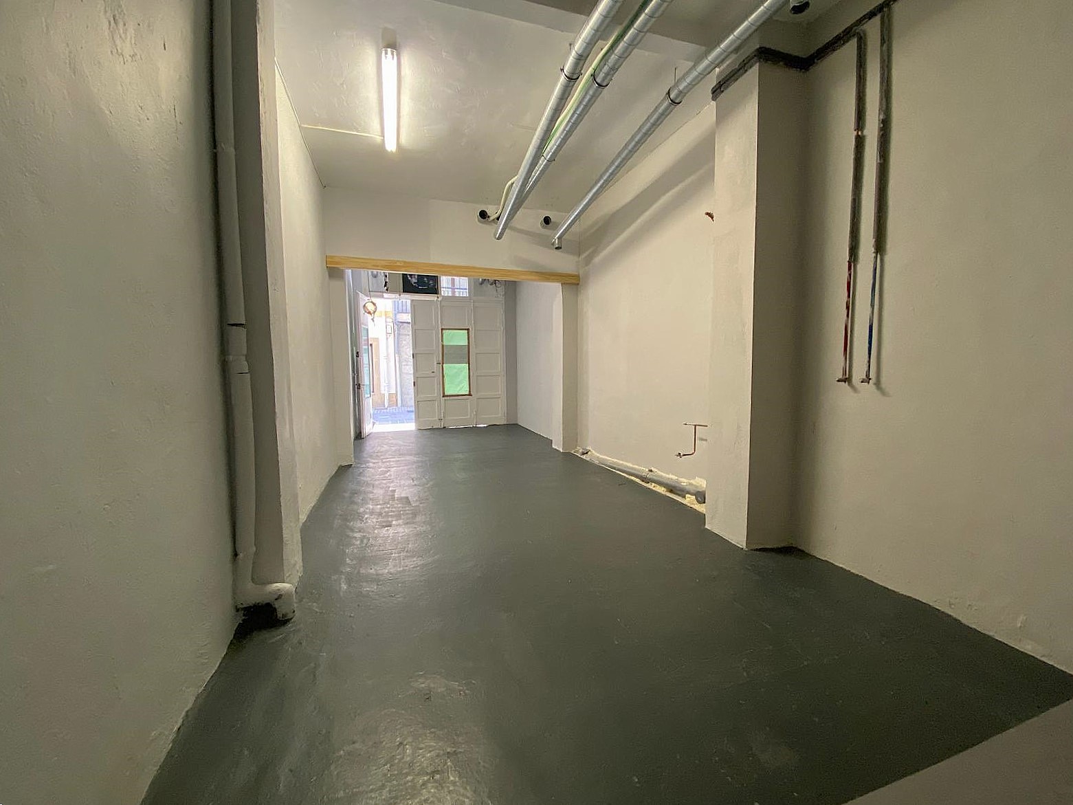 Espacio interior en obra nueva