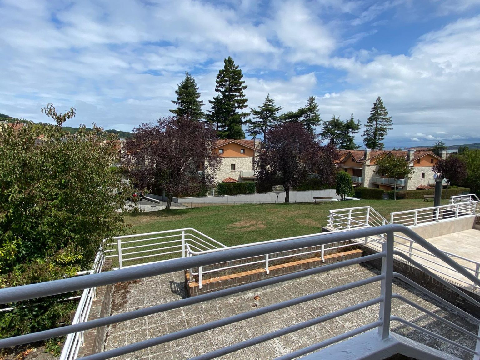 Vistas de casas desde la terraza